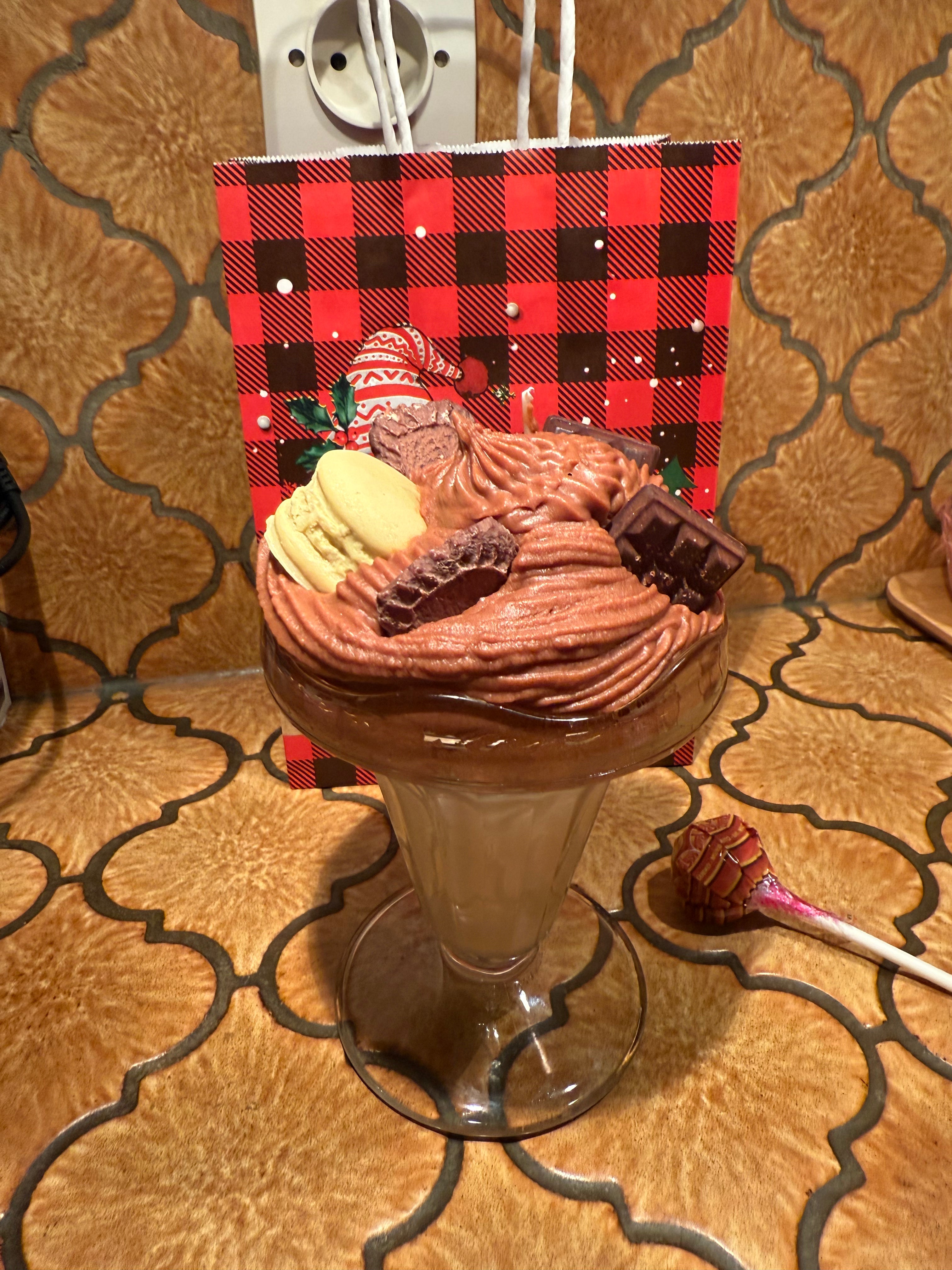 Bougie gourmande poire chocolat 🍫🍐