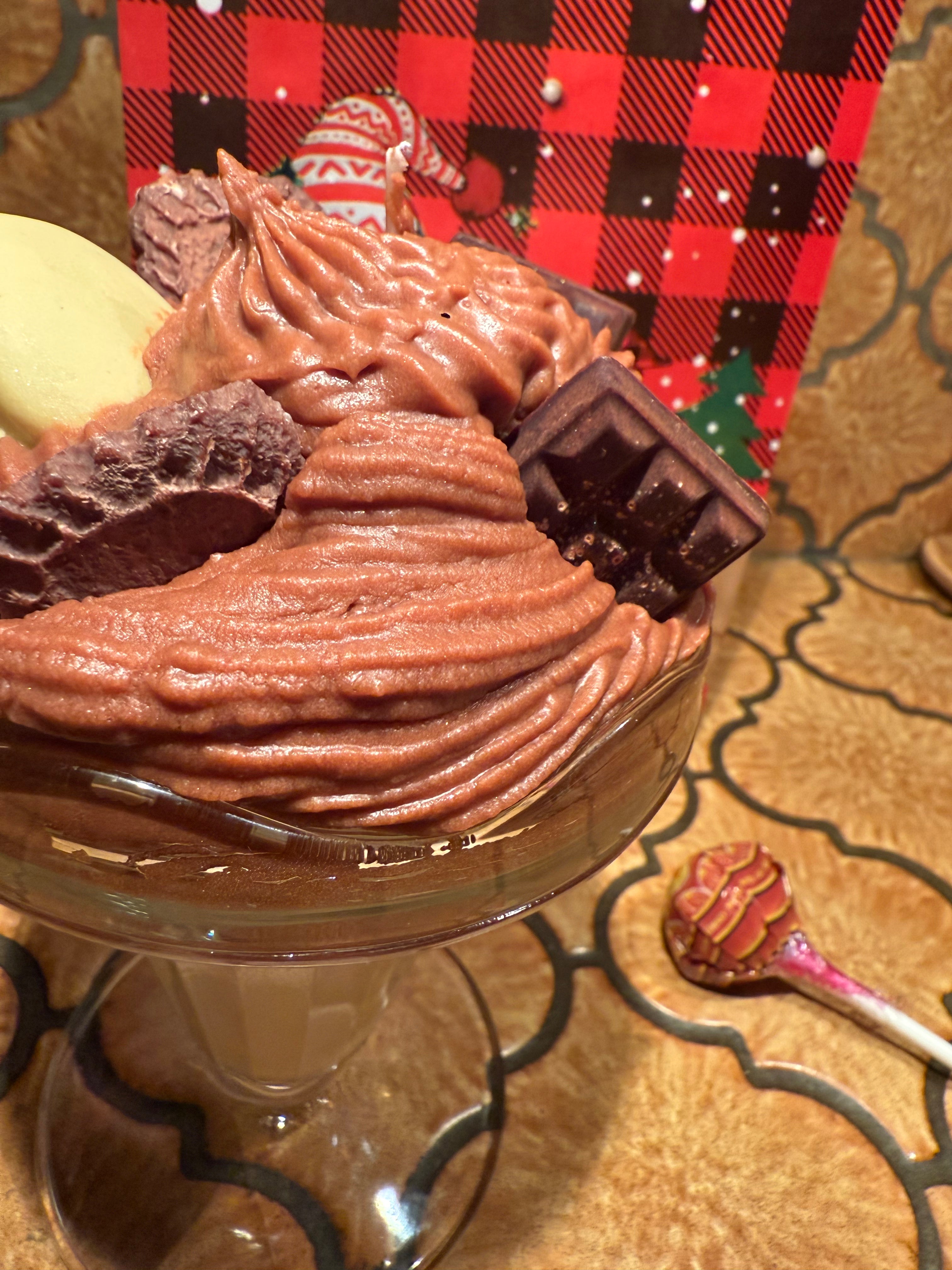 Bougie gourmande poire chocolat 🍫🍐