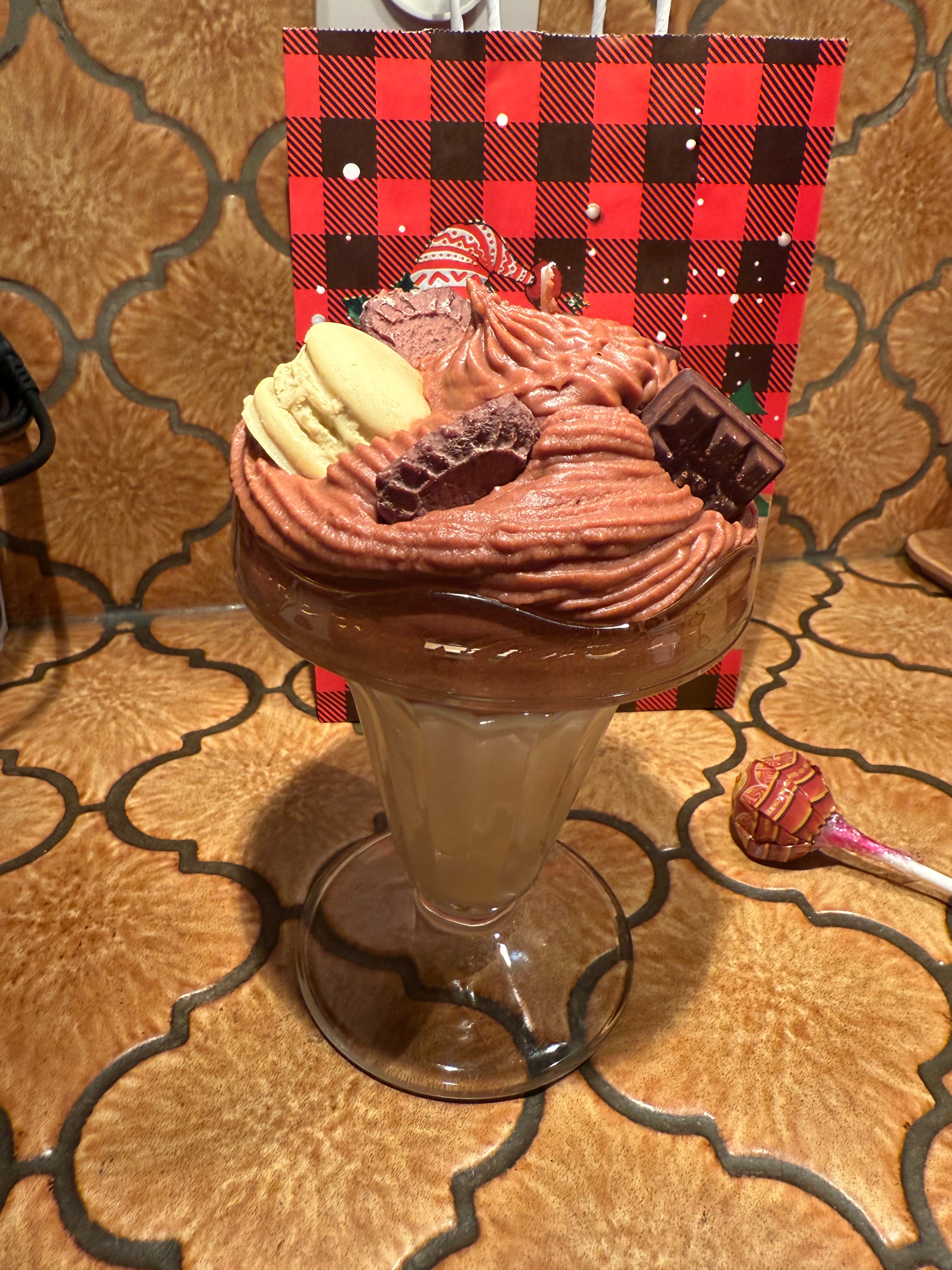 Bougie gourmande poire chocolat 🍫🍐