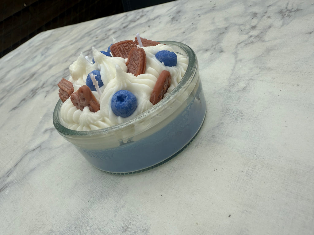 Bougie à la myrtille gourmande 🫐